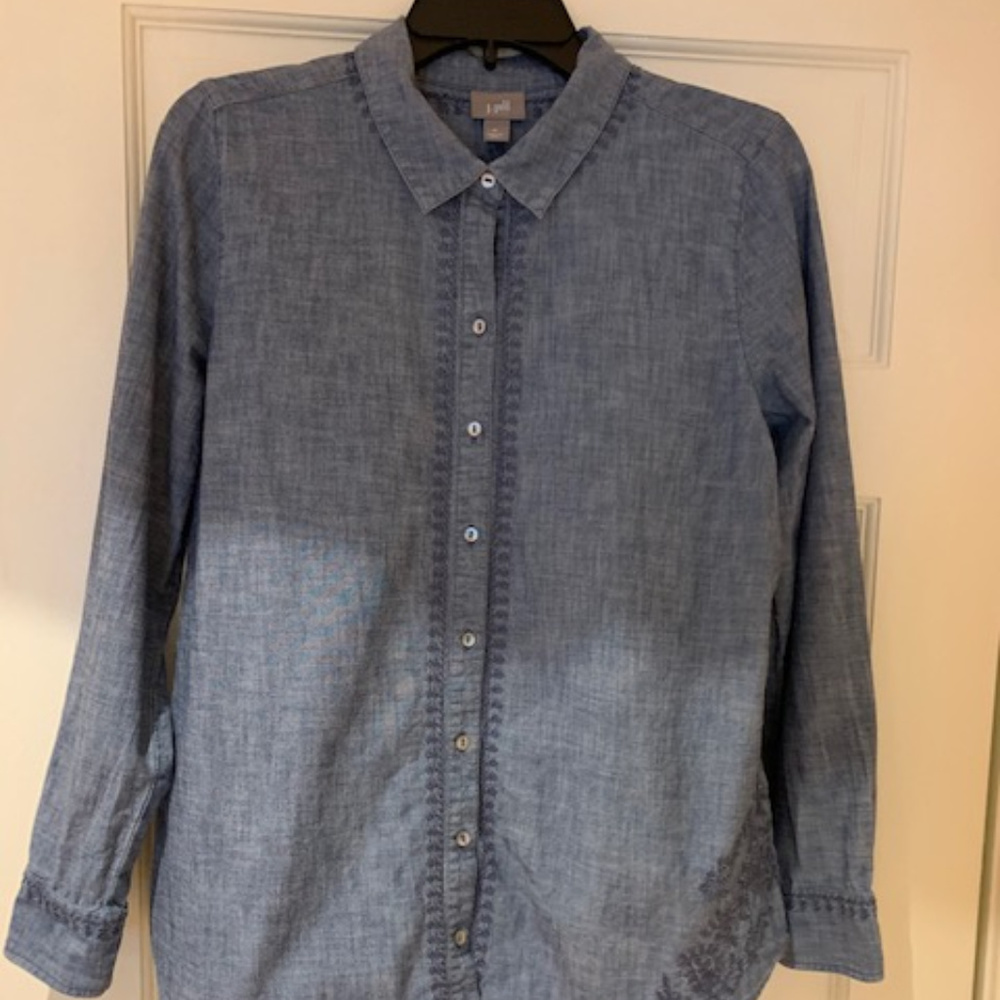 Light blue chambray shirt
